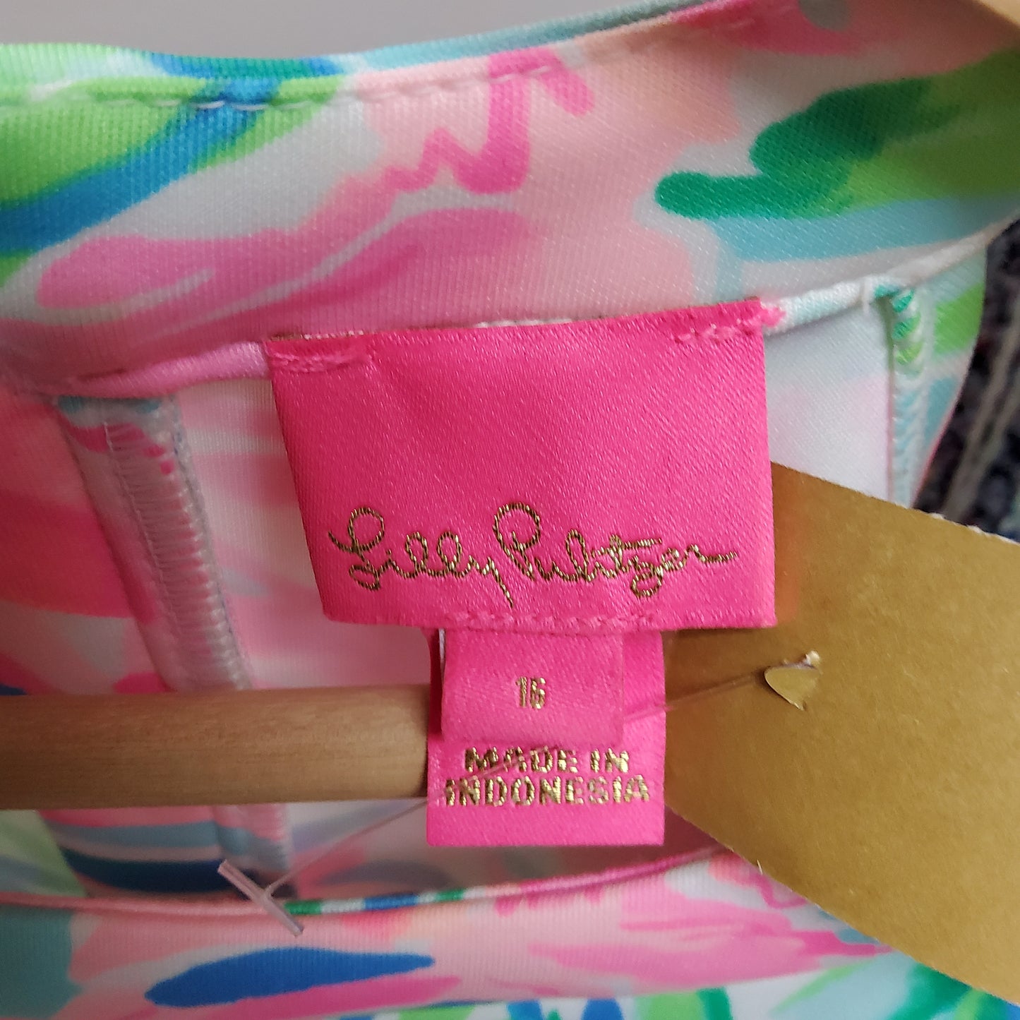 Lilly Pulitzer Halter Mini Dress Sz 16