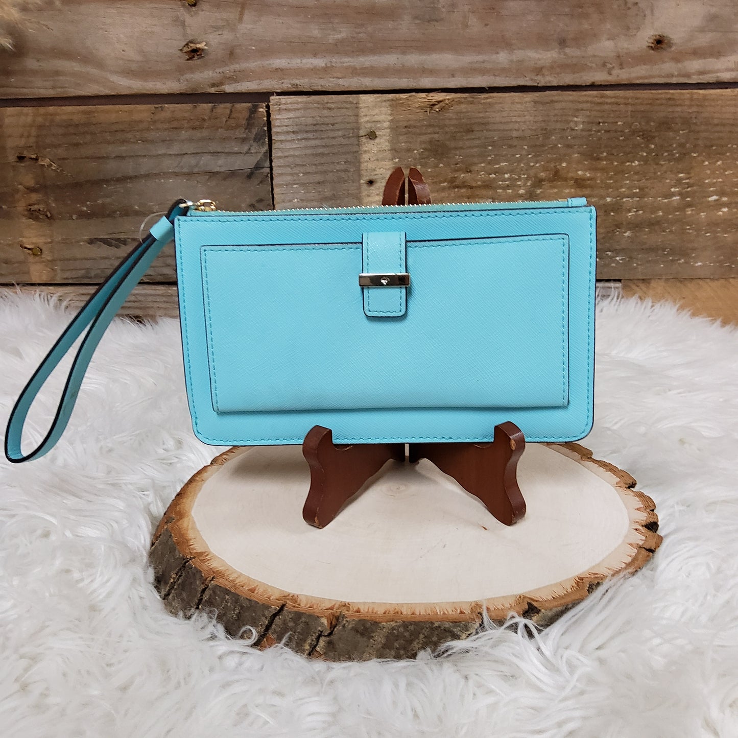 Kate Spade Turquoise Wristlet