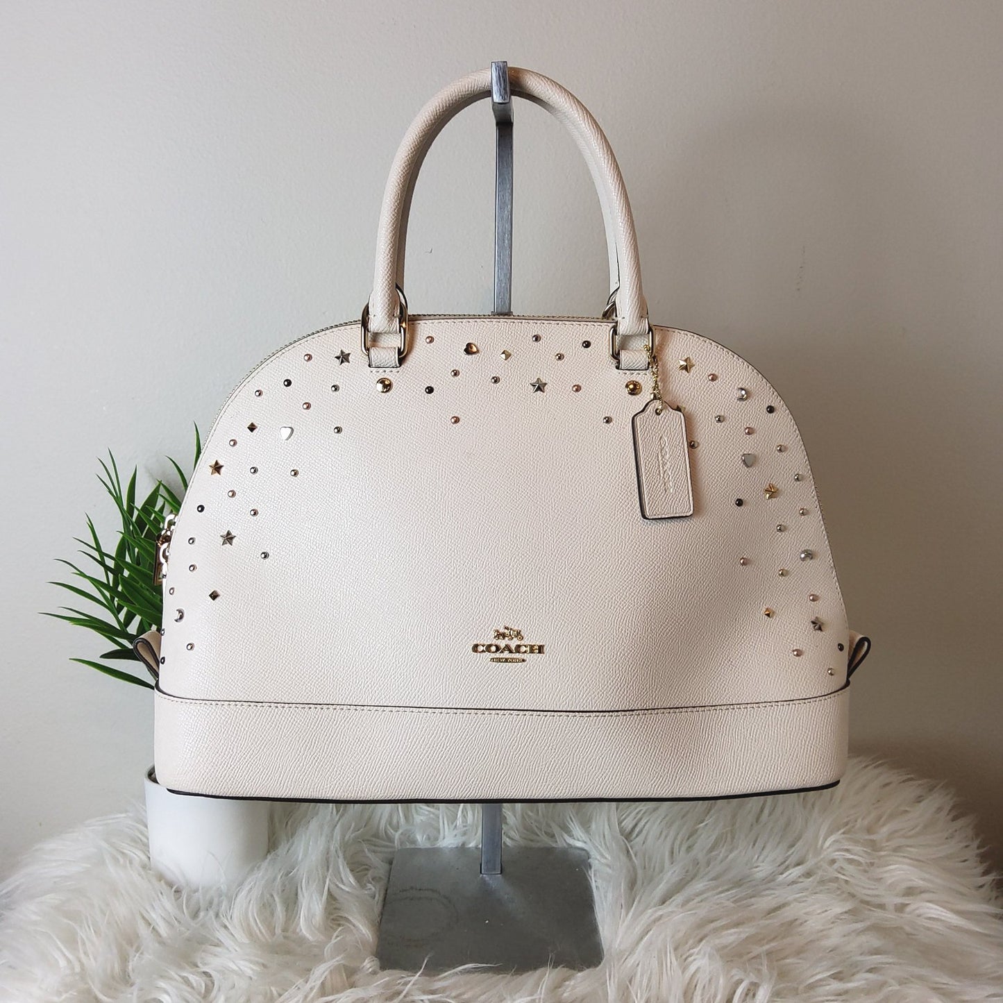 Coach Star Studded Domed Satchel