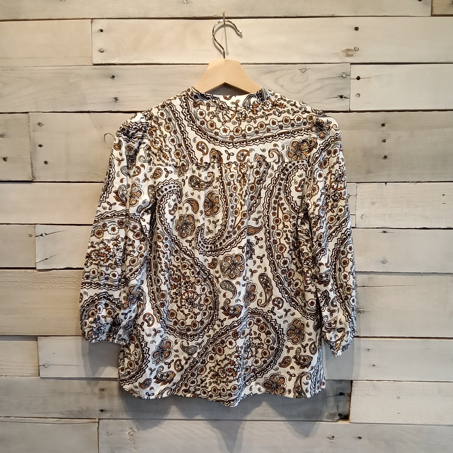 Loft Paisley Print Tunic Top Sz XXS
