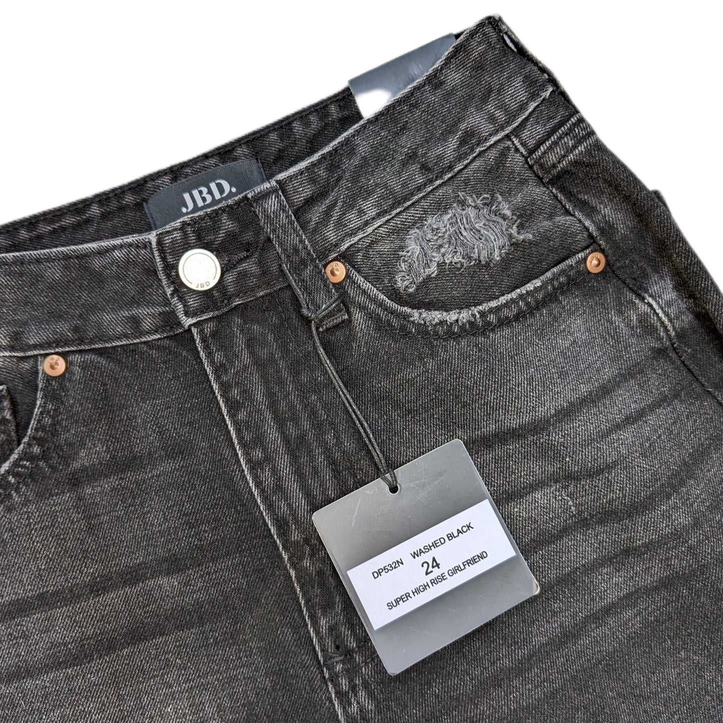 JBD High Rise Girlfriend Jeans Sz 24
