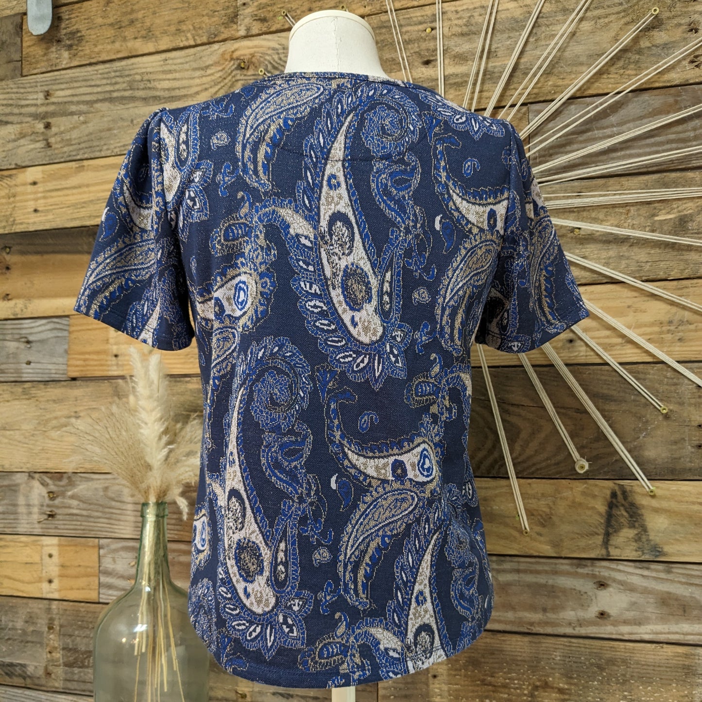 Anthropologie Paisley Top Sz S