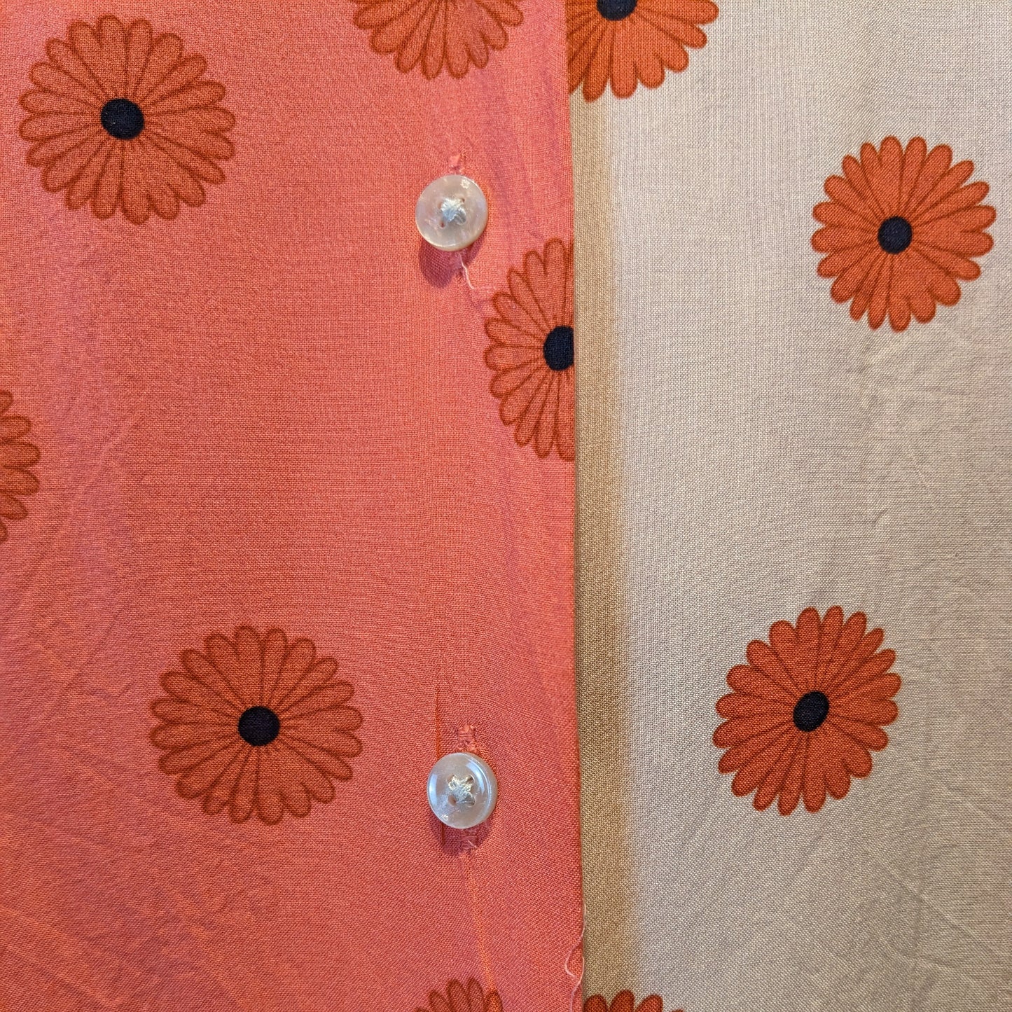 Cato Tie Front Daisy Top Sz S