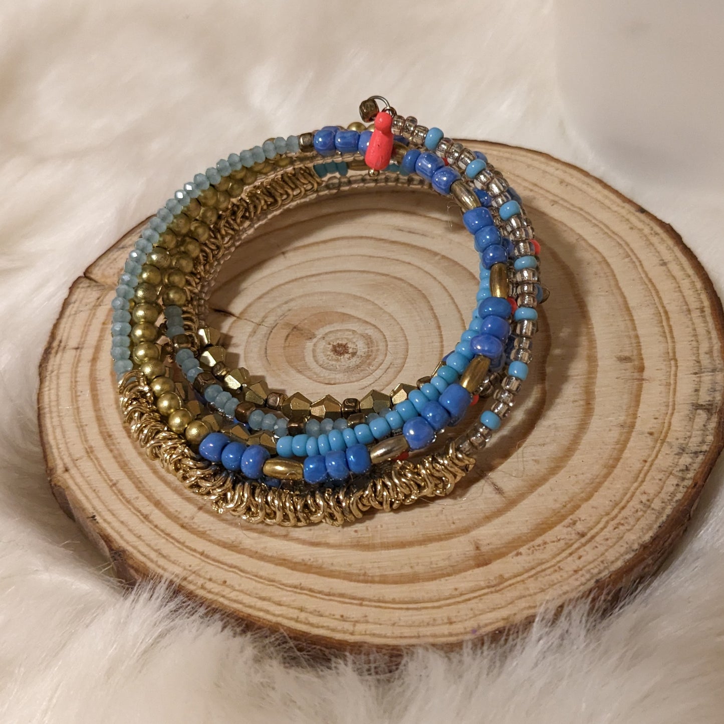 Beaded Spirial Bracelet