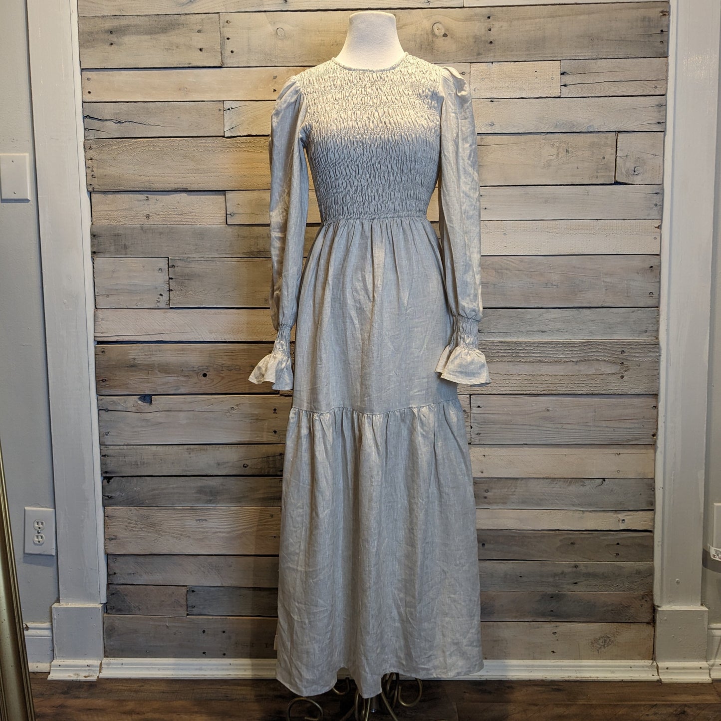 DISSH Jorja Linen Maxi Dress Sz 8