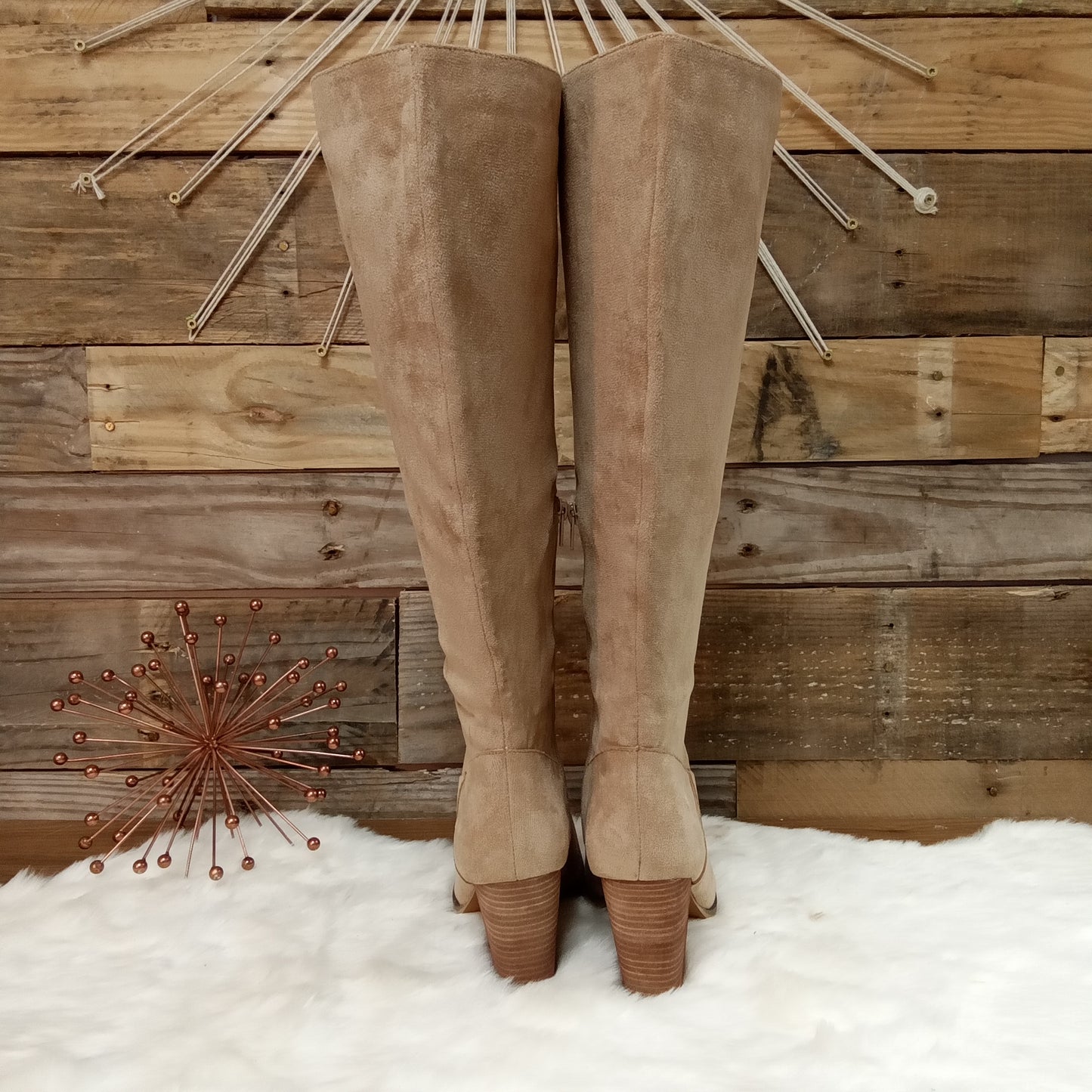 Oasis Society Tall Suede Boots Sz 8