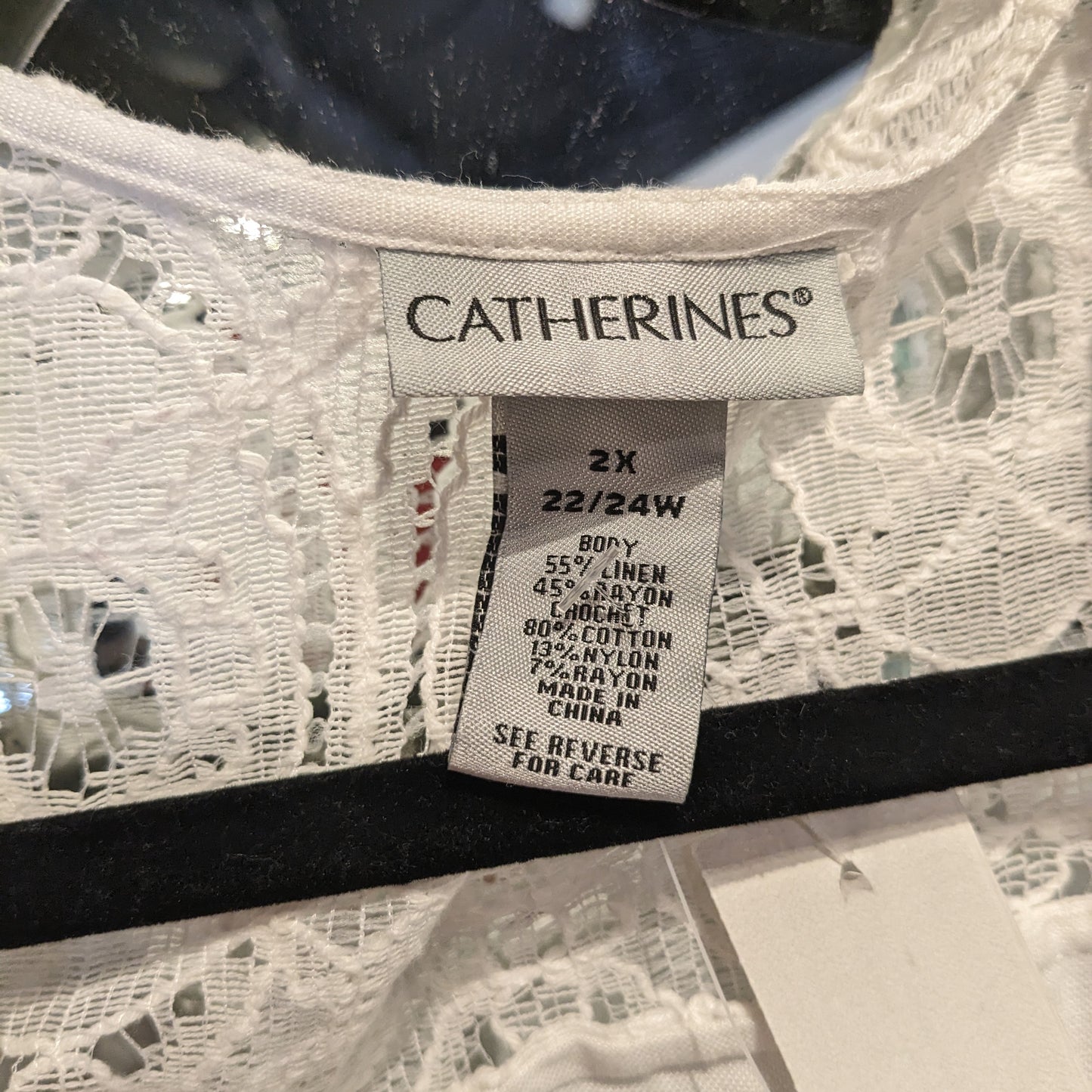 Catherine's Lace Cardigan Sz 2X