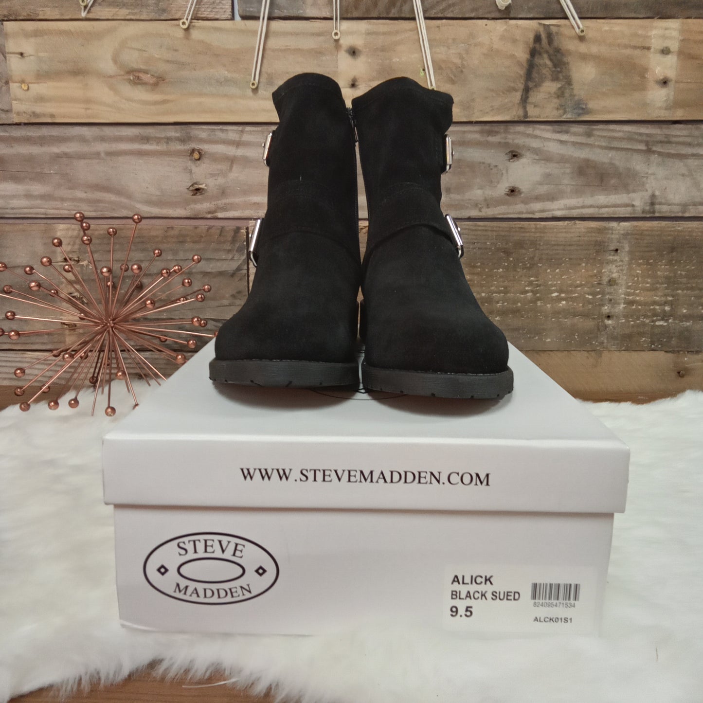 Steve Madden Moto Booties Sz 9.5