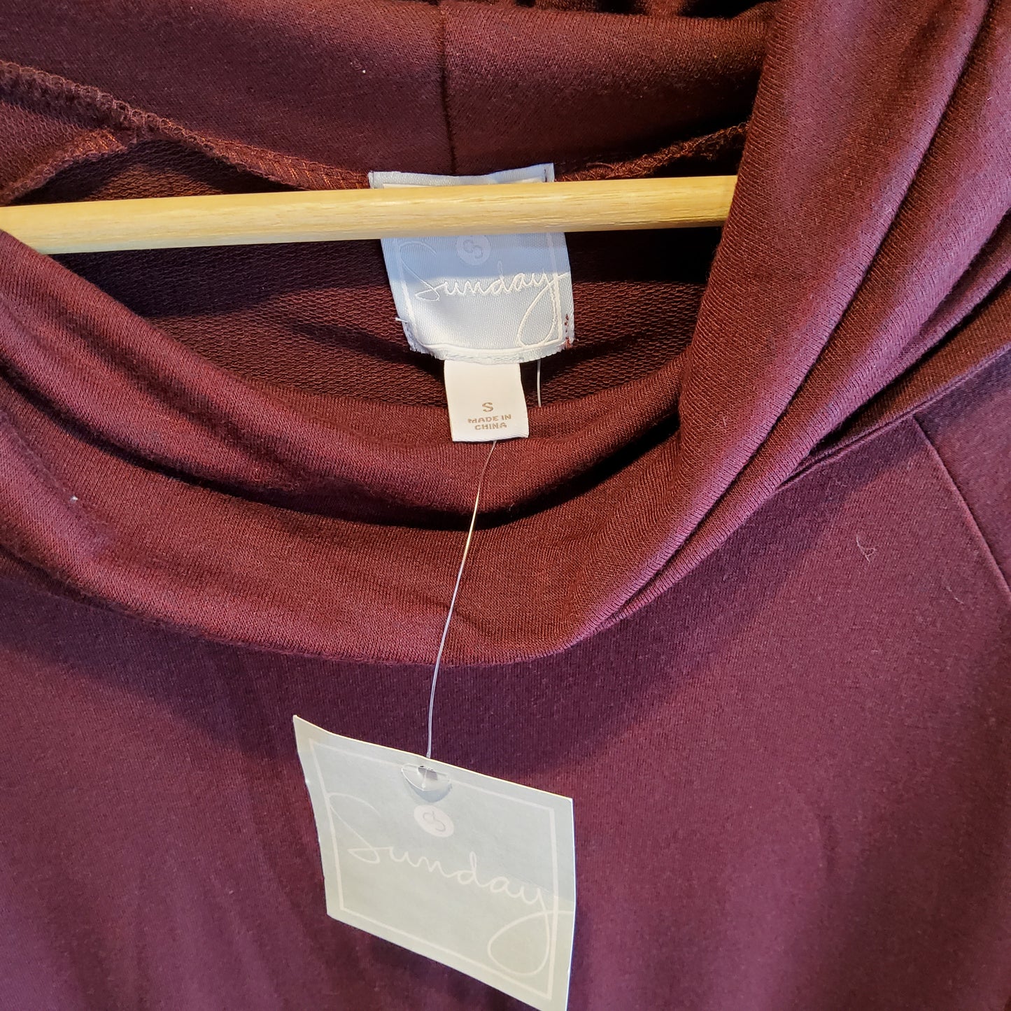 Sunday NWT Cowl Neck Top Size: S
