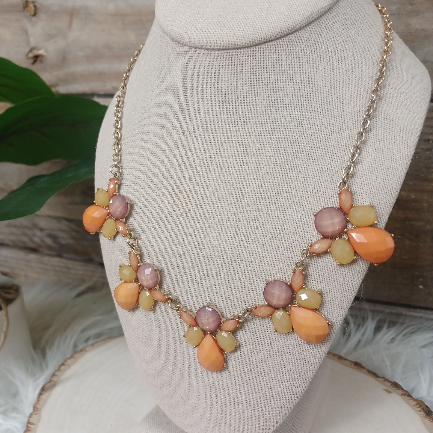 Multi-Color Gemstone Necklace