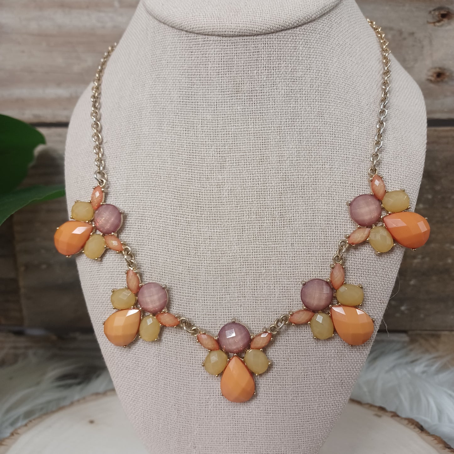 Multi-Color Gemstone Necklace