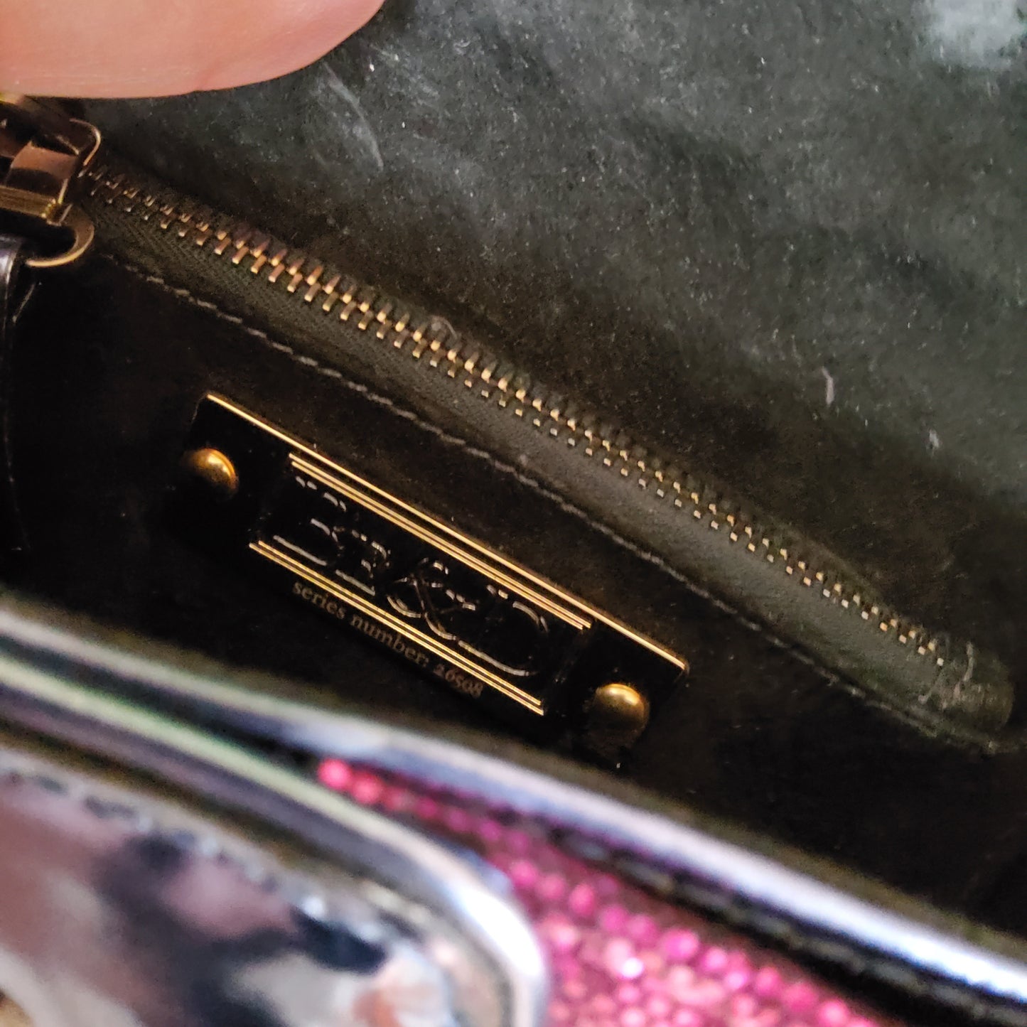 BE&D Metallic Shoulder Bag