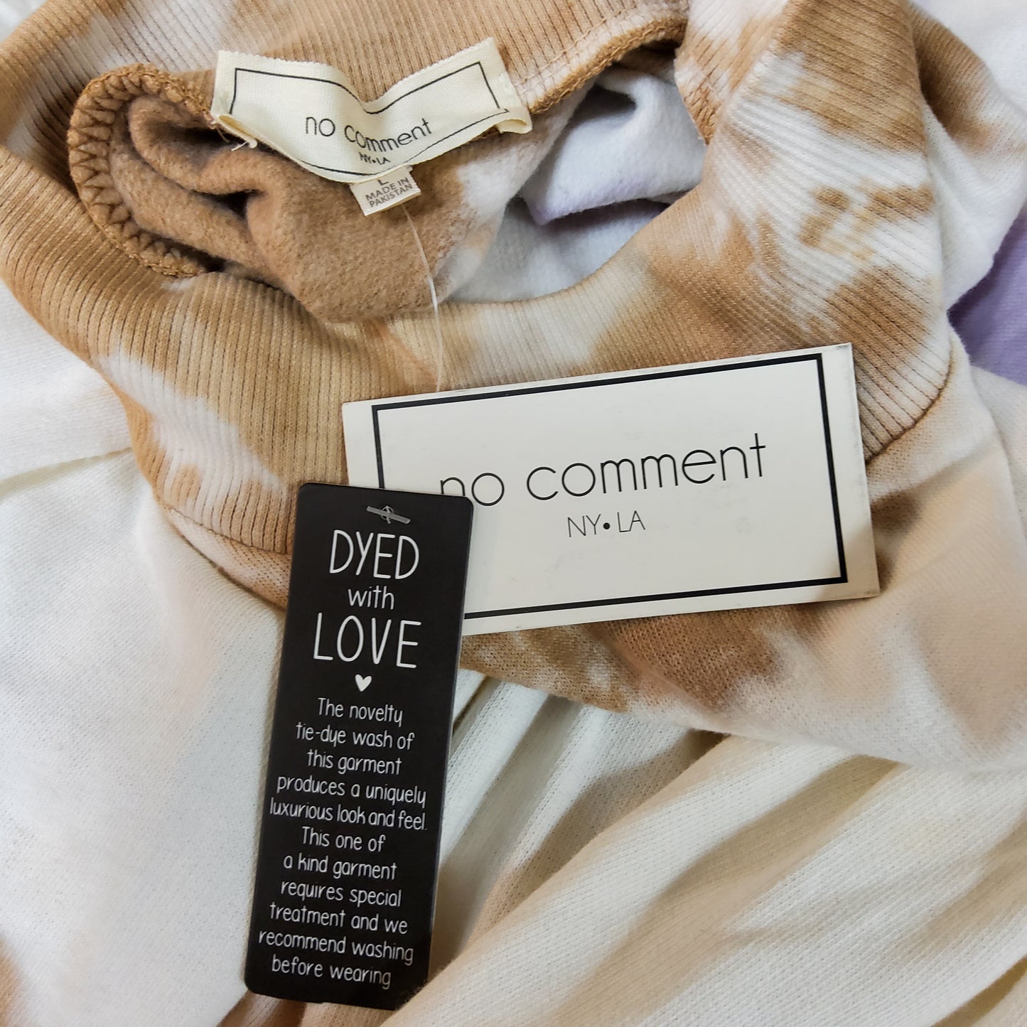 No Comment NWT Tie Dye Dress Sz L