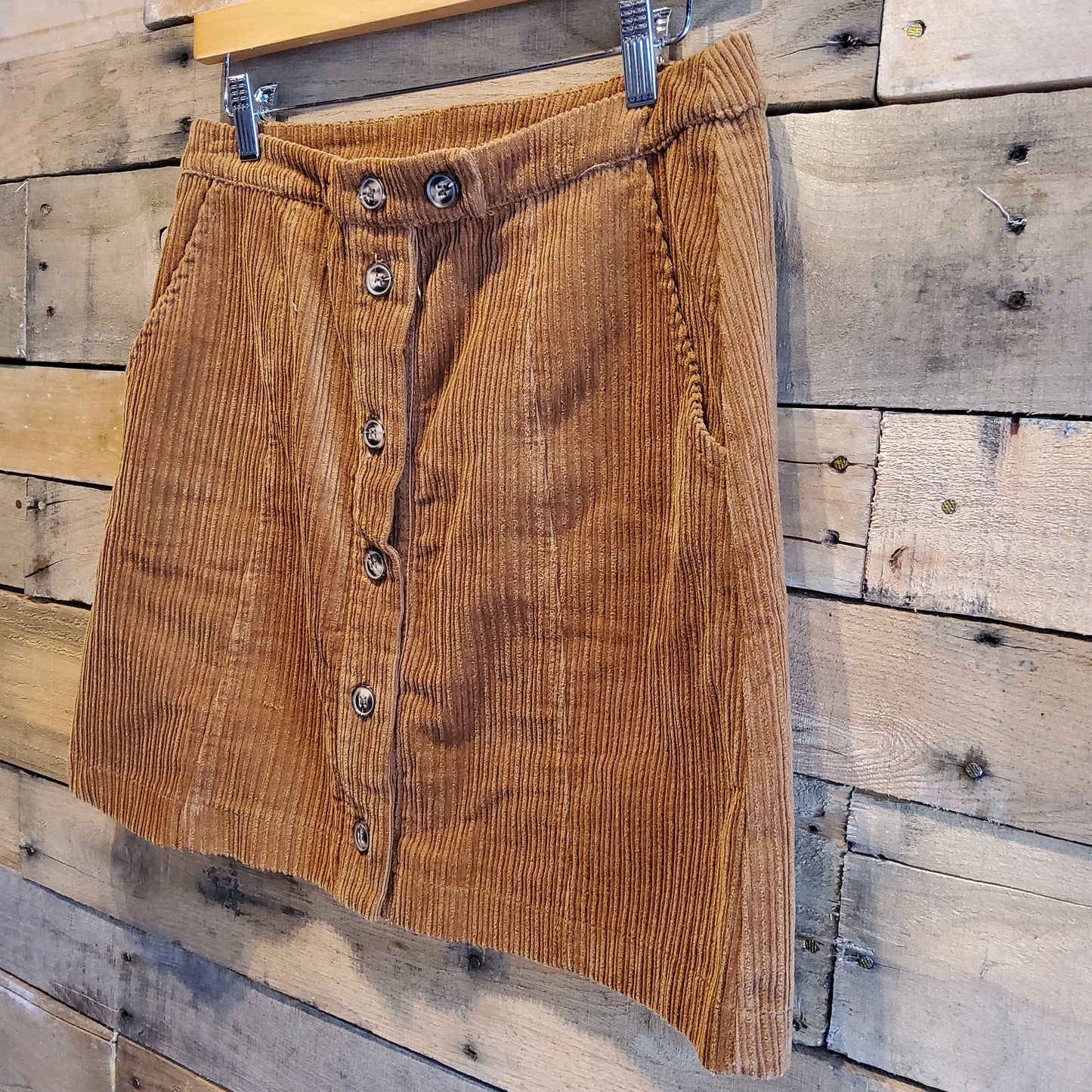 Loveriche Corduroy Mini Skirt Sz L