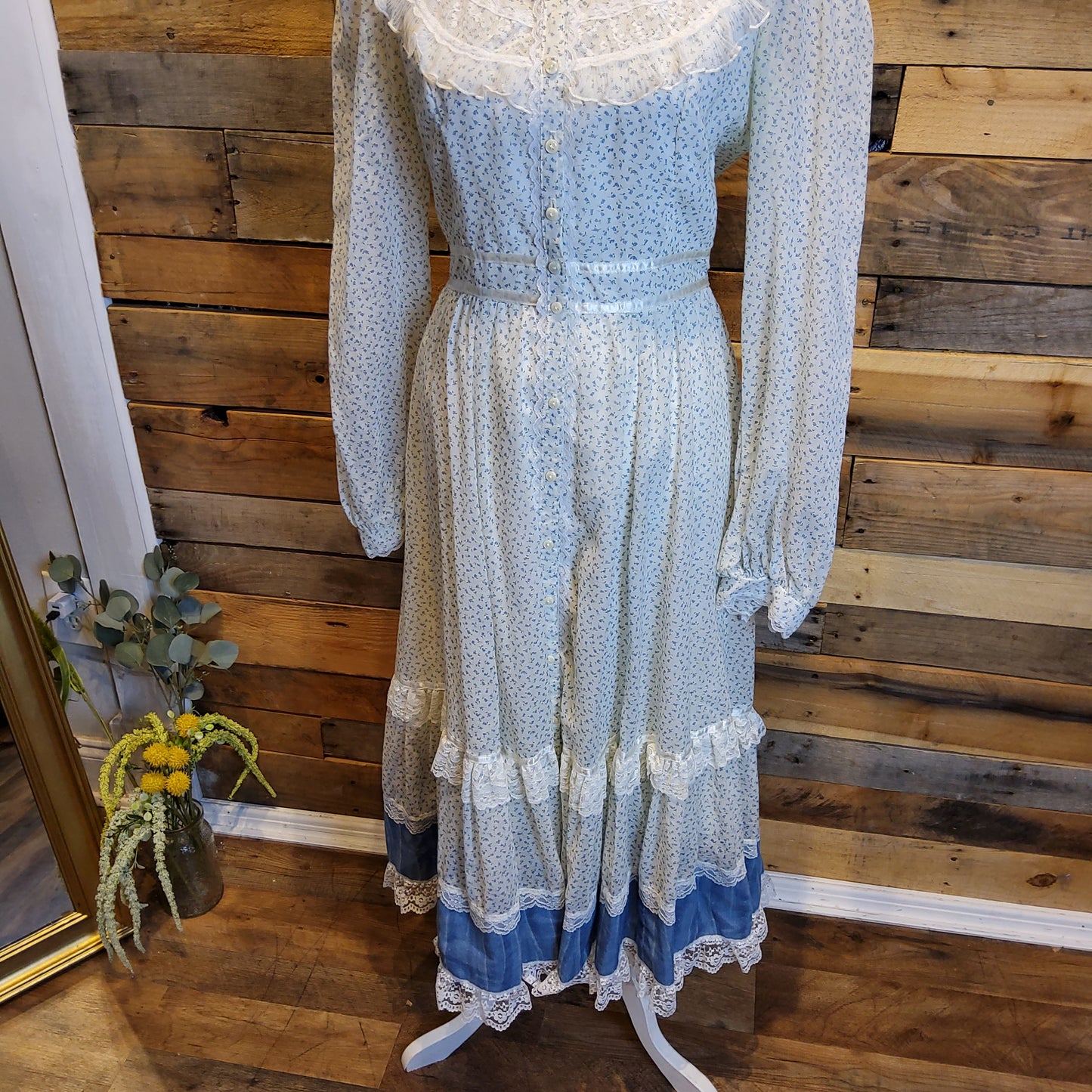 Vintage Gunne Sax Prarie Dress Sz S