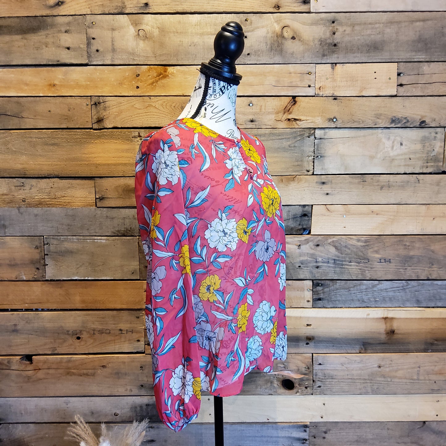 Simply Styled Floral Blouse Sz S