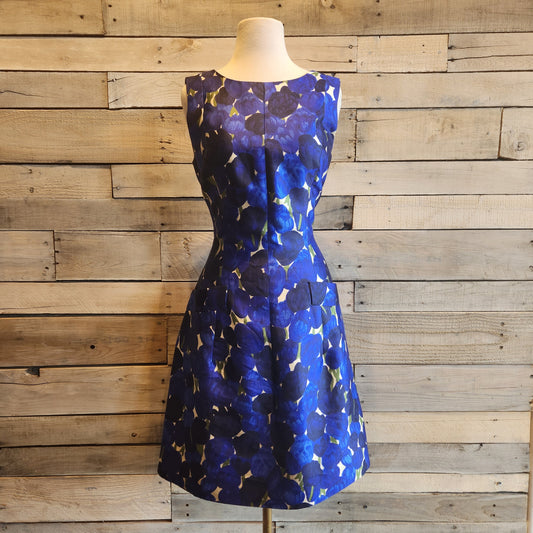 Oscar De La Renta Silk Dress Sz 8