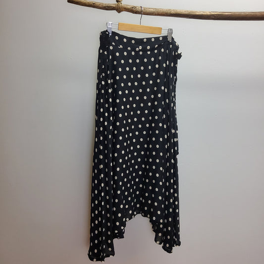 Anthropologie Wrap Midi Skirt Sz M