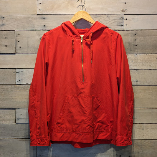 J. Crew Red Pullover Hoodie Sz S