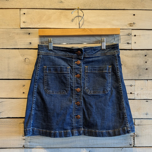 Madewell Denim Mini Skirt Sz 0