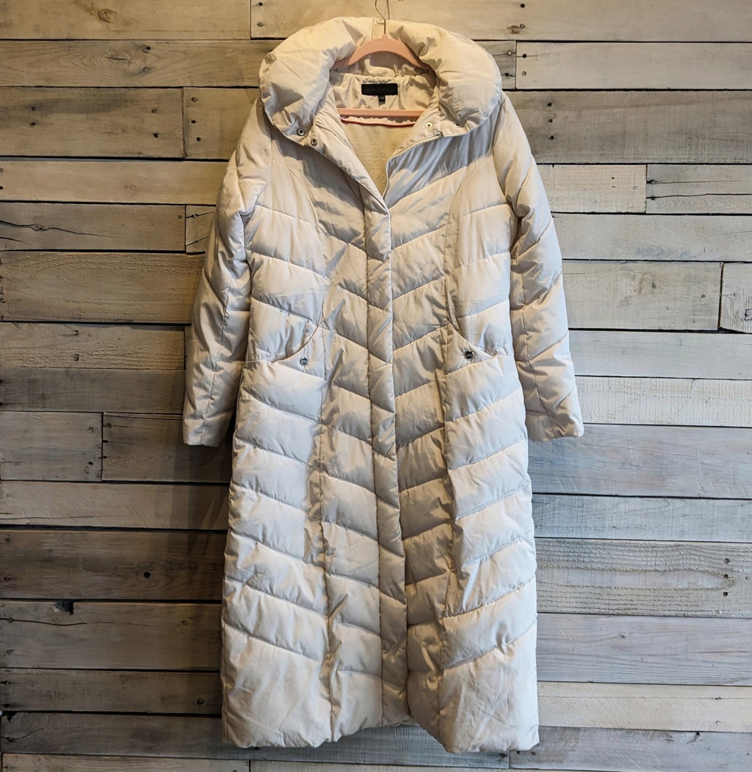 Steve madden maxi hot sale puffer coat