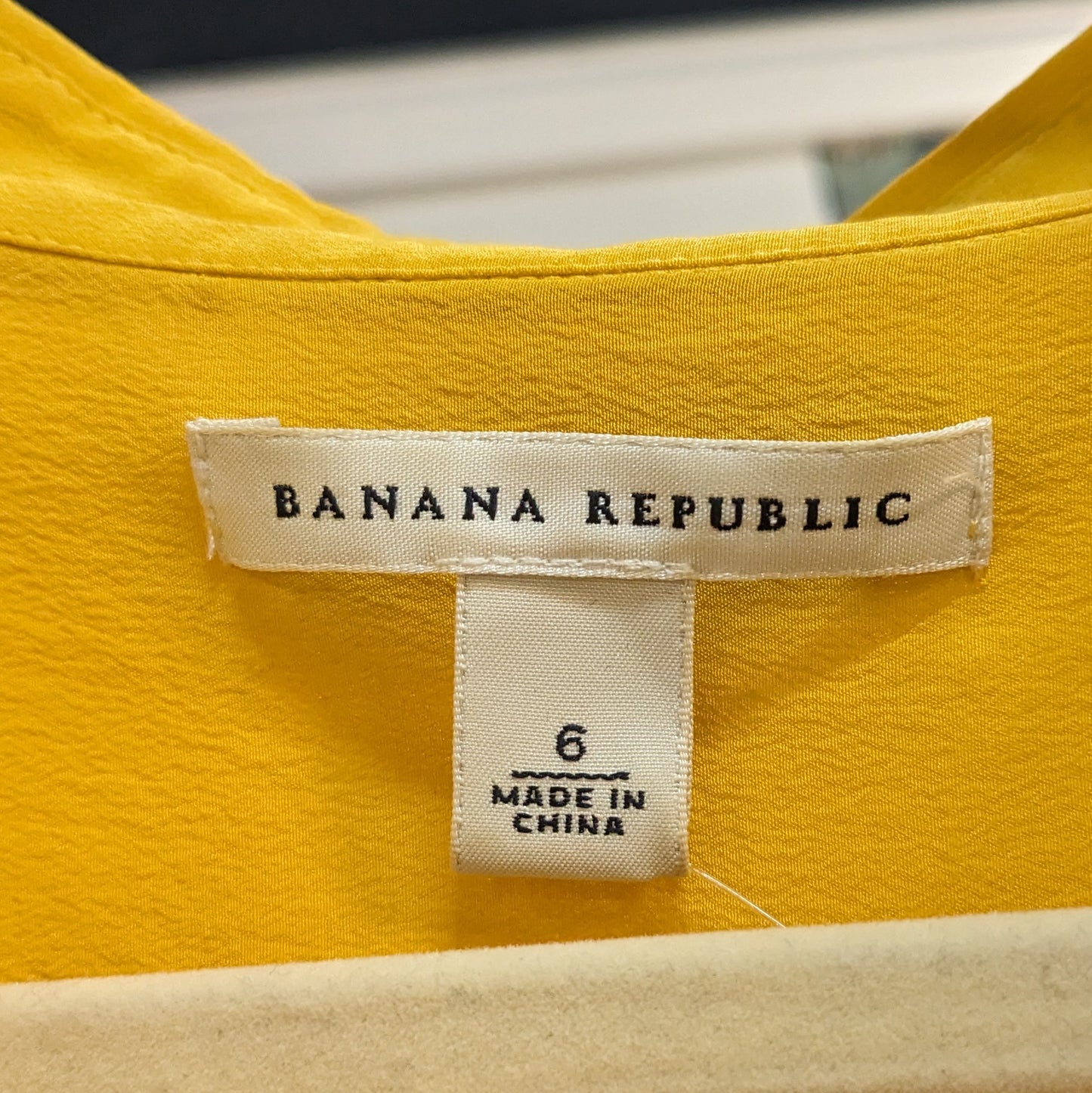 Banana Republic Yellow Dress Sz 6