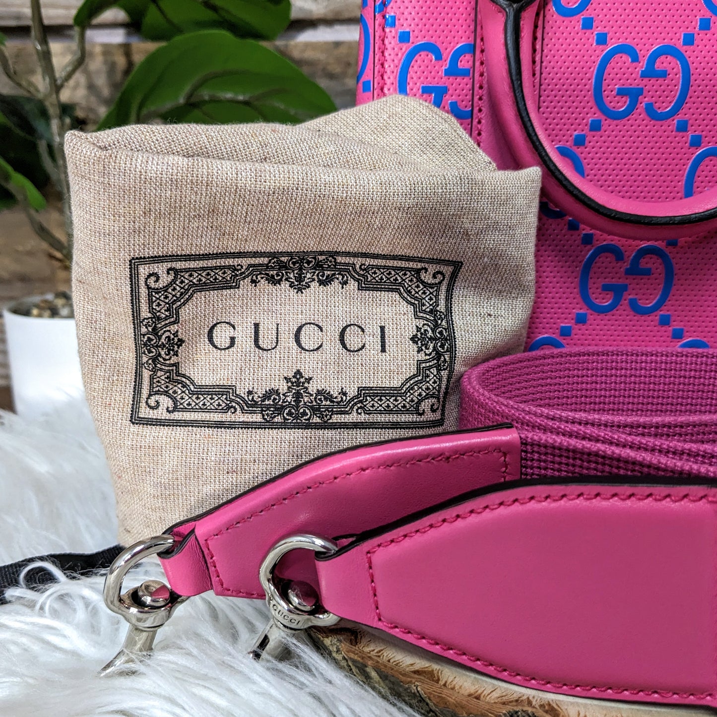 Gucci GG Embossed Convertible Tote