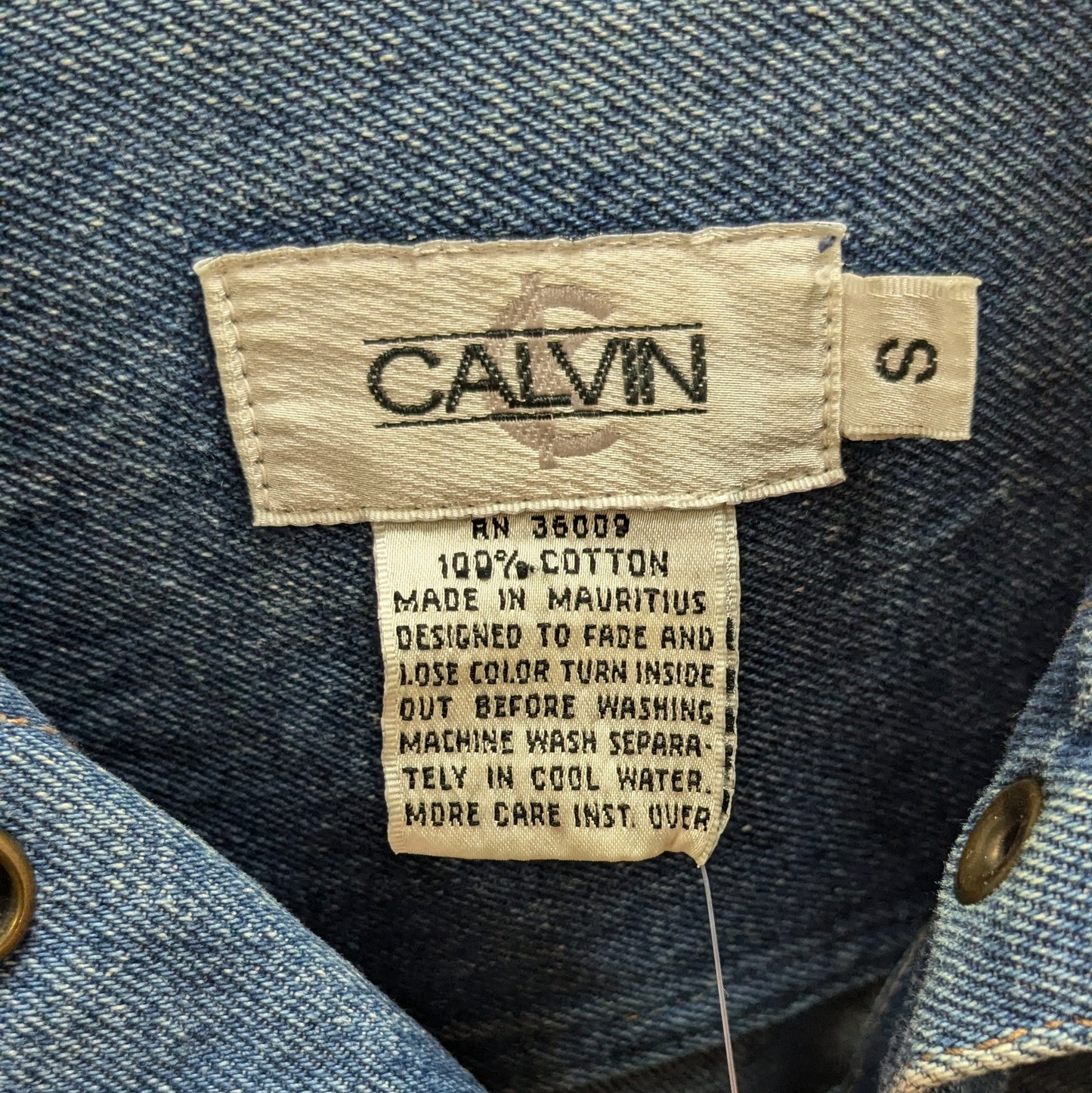 Vintage Calvin Klein Denim Jacket Sz S