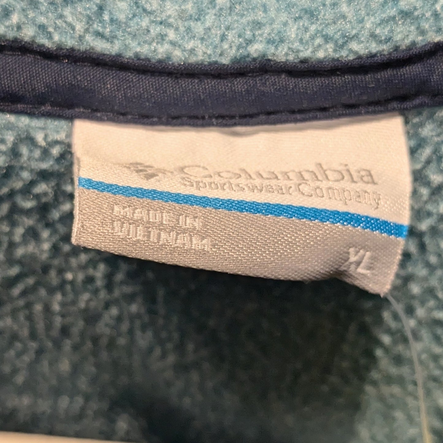 Columbia Two Tone Fleece Pullover Sz XL