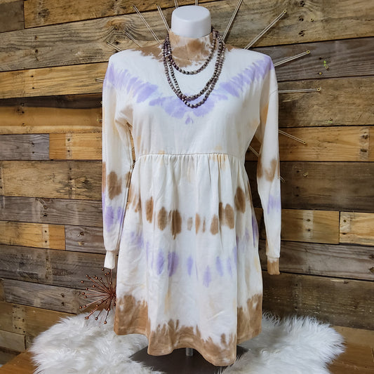 No Comment NWT Tie Dye Dress Sz L