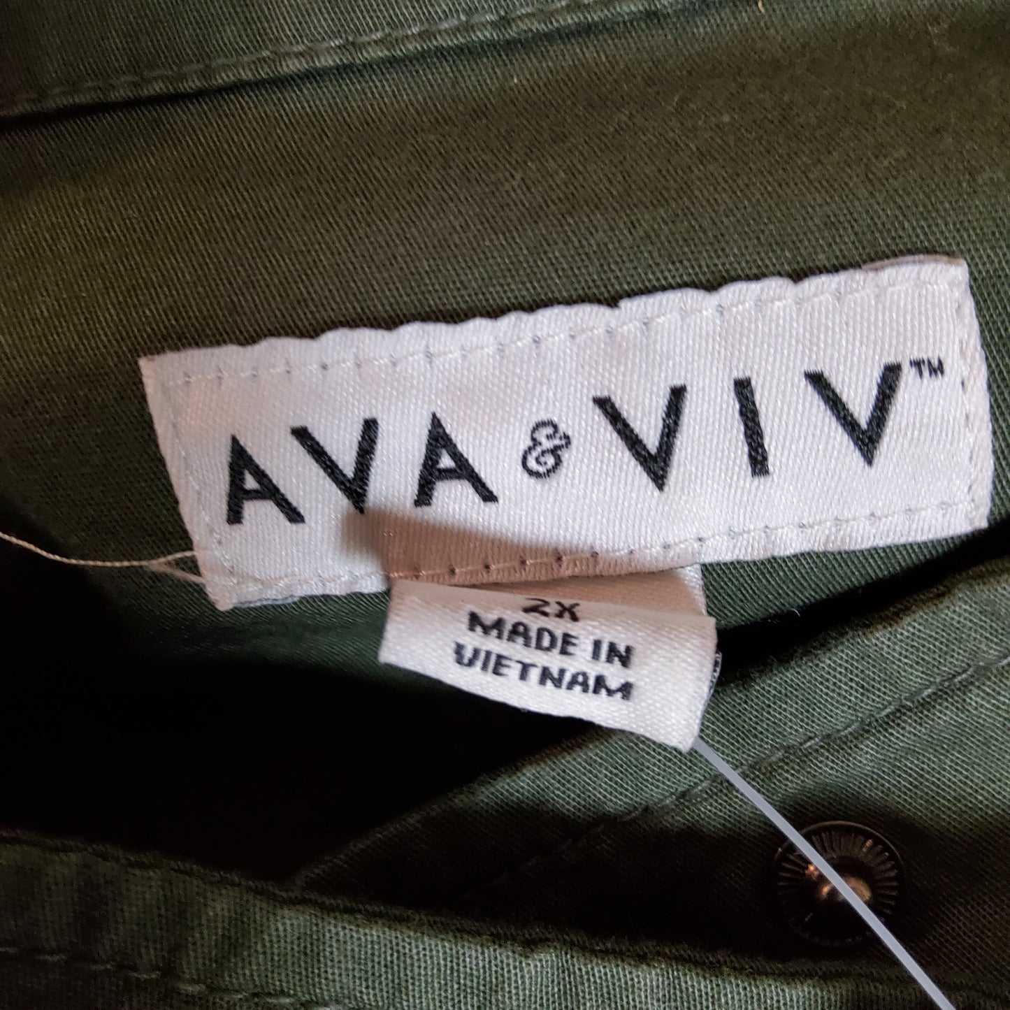 Ava & Viv Utility Jacket Sz 2X