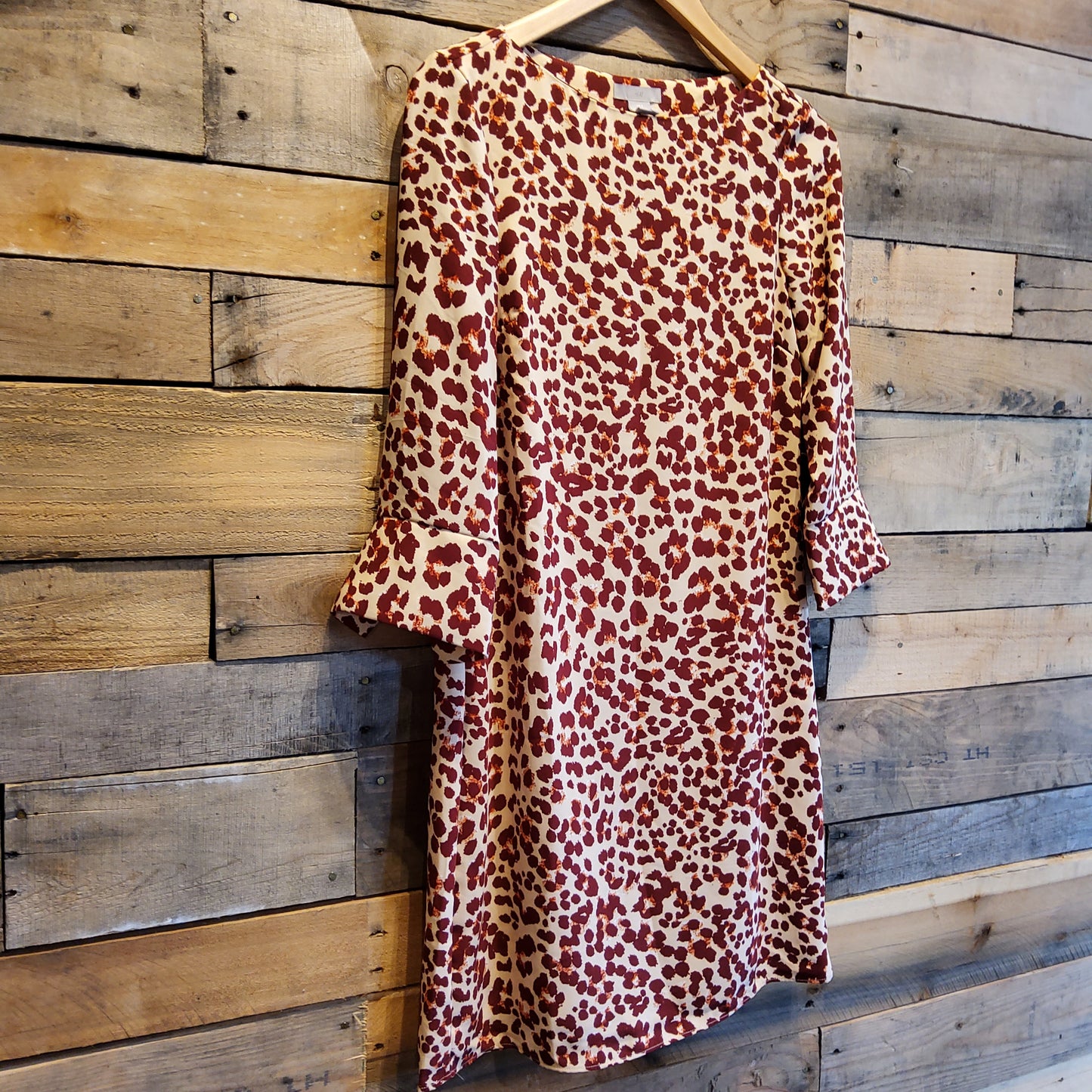 H&M Leopard Print Dress Sz 2