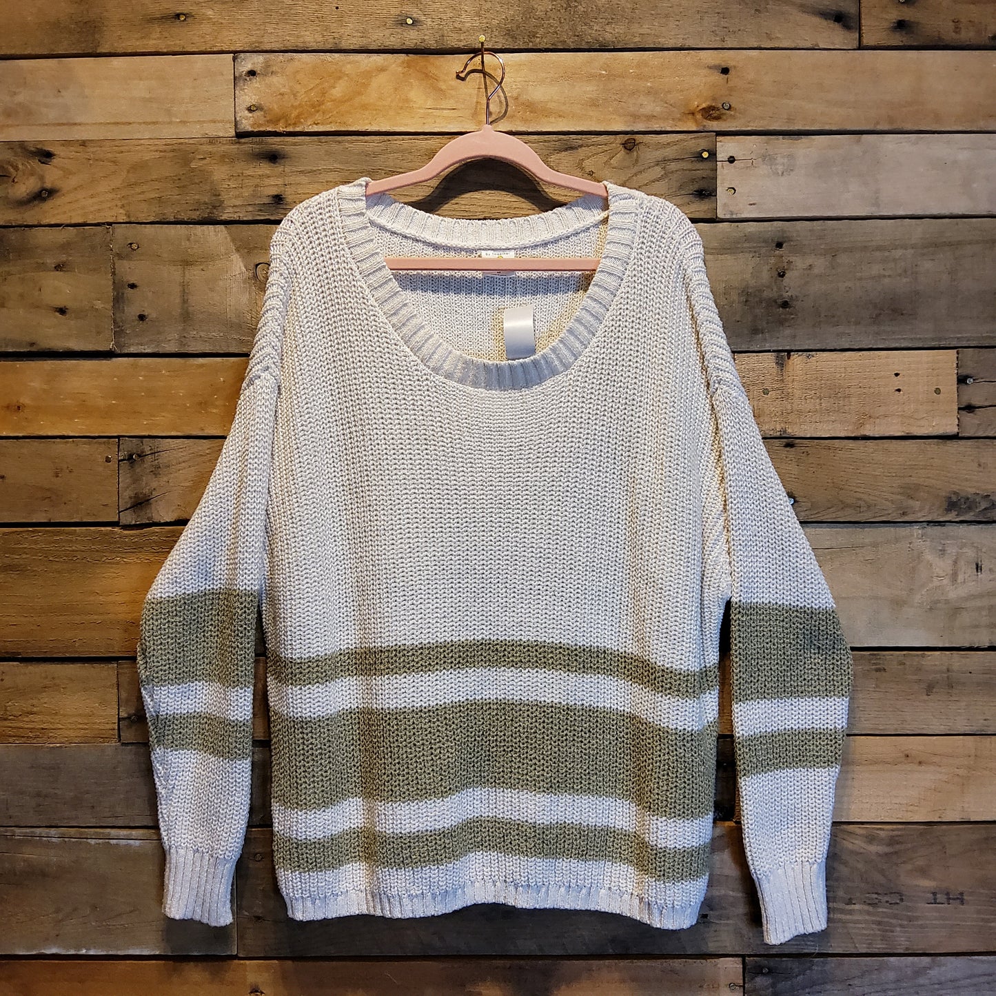 By Together Striped Sweater Sz M