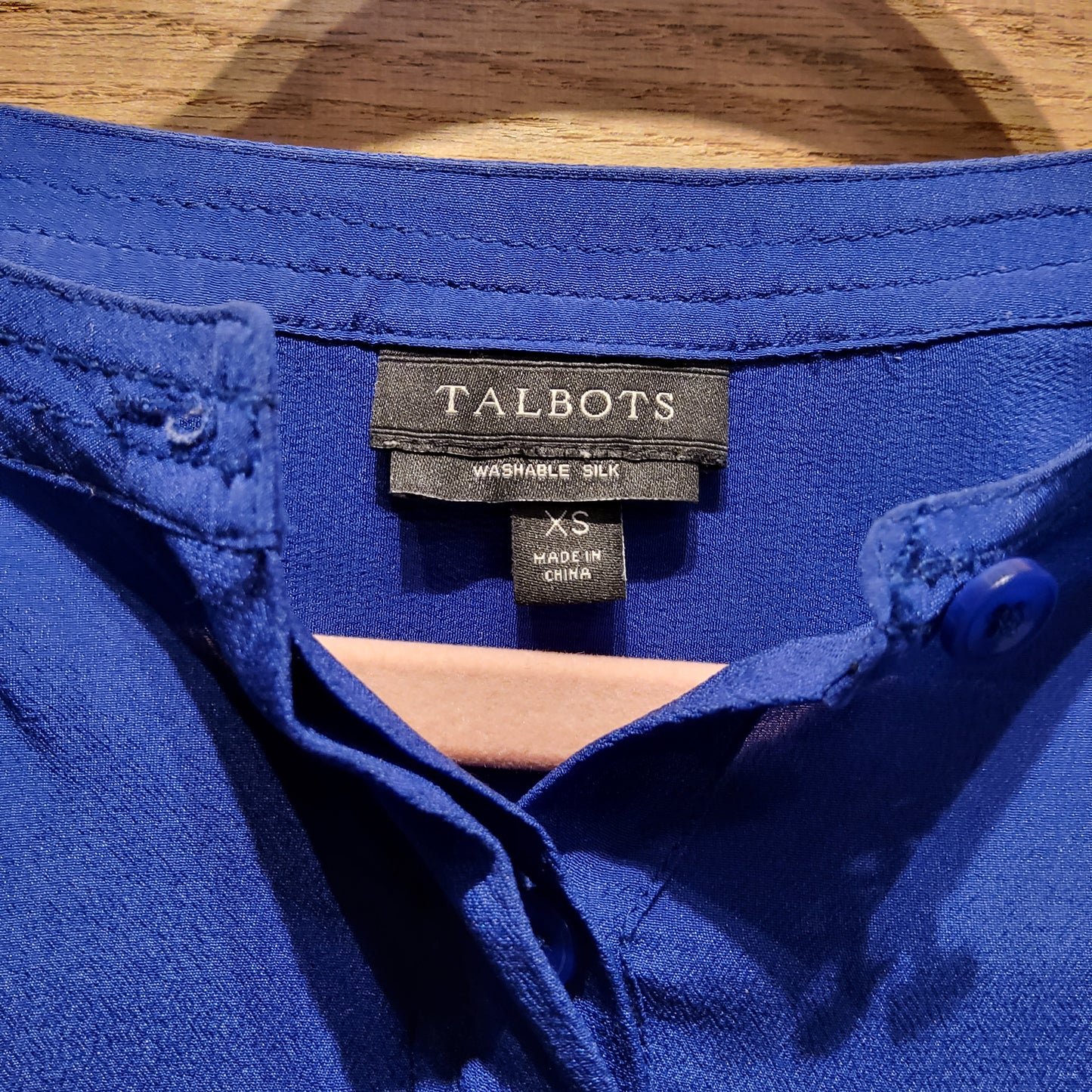 Talbots Cobalt Blue Tunic Sz XS