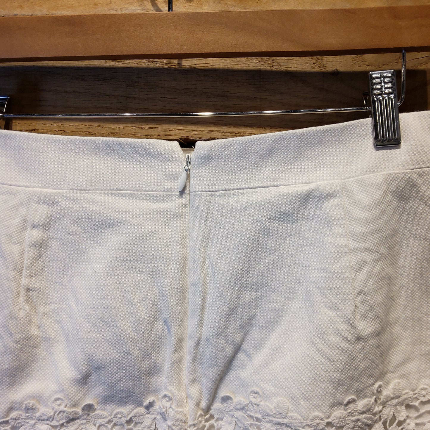 J. Crew White Linen Mini Skirt Sz 6
