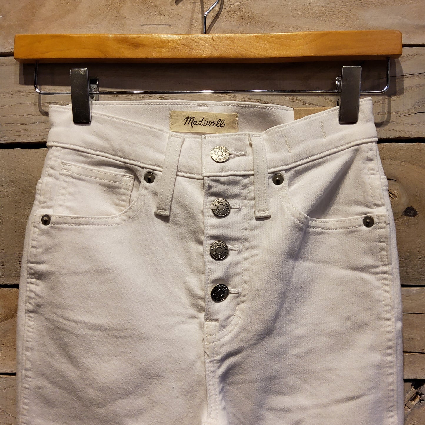 Madewell White Skinny Jeans Sz 23
